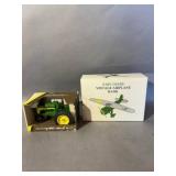 John Deere Airplane Bank and 1958 Tractor