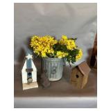 Decorative Arrangement with Birdhouses
