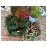 Artificial Holiday Greenery