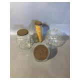 Glass Storage Jars with Lids