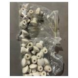 White Ceramic Cabinet Knobs