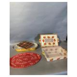 Ceramic Pumpkin and Floral Bakeware