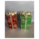 Decorative Gift Box Figurines With Bows