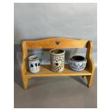 Keaton Signed Stoneware Crocks, 1993-1994 (3)