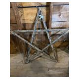 Wooden Lighted Star