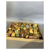 Wooden Alphabet and Number Blocks