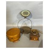Universal Hanging Scale, Grinder, and Pantry Box