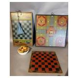 Painted Wooden Game Boards