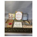 Inspirational Wall Plaques and Signs