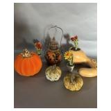Cloth & Ceramic Pumpkins
