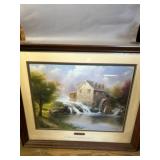 Framed Thomas Kinkade Print, 