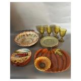 Amber Glasses & Red Truck Plates