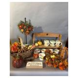Autumn Decor and Ceramic Mugs