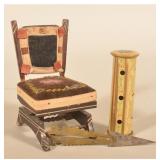 Antique Sewing Accessories Incl. Buttonhole Cutter