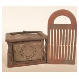 Heart & Diamond Foot Warmer & Painted Tape Loom