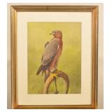 Signed D.M.Henry Watercolor of Bonelli