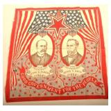 1904 Alton B. Parker Presidential Handkerchief
