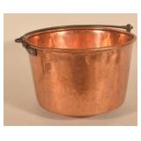 Medium Size Copper & Iron Handle Kettle
