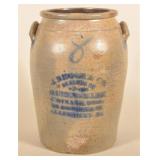 Rare Allegheny, PA 8-Gallon Stoneware Crock