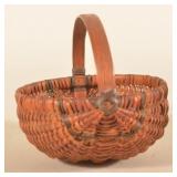 Antique Paint-Decorated Pennsylvania Basket
