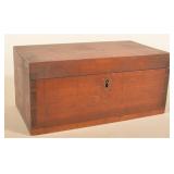 Small Dovetailed Walnut Document Box