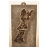 Large Antique Tin "Town Crier" Cookie Cutter