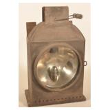 Huber Manufacturing Company Locomotive Headlamp