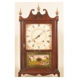 E. Terry & Sons Pillar & Scroll Mantle Clock