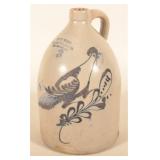 3-Gallon Fort Edward, NY Stoneware Co. Bird Jug