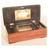 Antique Swiss Cylinder Music Box