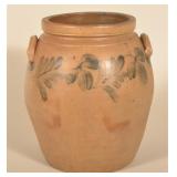 Early Ovoid Impressed 4-Gallon Pennsylvania Crock