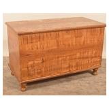 Grain-Painted Blanket Chest