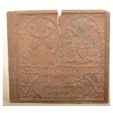 18th C. Antietam Furnace Cast Iron Stove Plate