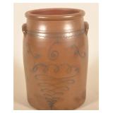 6-Gal. Warner & Russel Pottery WV Stoneware Crock