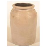 Early Unsigned Morgantown, WV Stoneware Crock