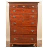 Early Hepplewhite Tall Chest of Drawers