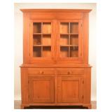 12-Pane Pennsylvania Step-Back Dutch Cupboard