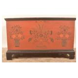 Excellent Joel Palmer PA Decorated Blanket Chest