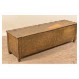 Comb-Painted Sheraton-Style Double-Lid Wood Box