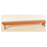 Grain-Painted Wood Kneeler Bench