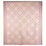 9-Patch Variant Hand-Stitched Quilt