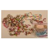Antique Glass Christmas Tree Garland