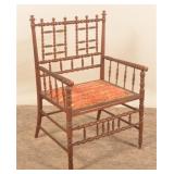 Antique Stick & Ball Armchair