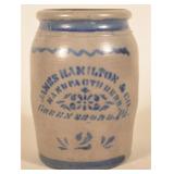 James Hamilton Greensboro, PA 2-Gallon Stoneware
