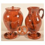 Collection of Breininger Redware