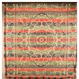 Crisp 4-Color Wm. Ney Myerstown, PA Woven Coverlet