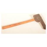 C. Silvius Signed Post Hole Axe