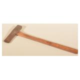 Signed M.W. Anthony Post Hole Axe