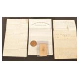 USS Housatonic/CSS Hunley Civil War USMC Grouping