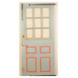 Federal Period 9-Lite Raised Panel Exterior Door